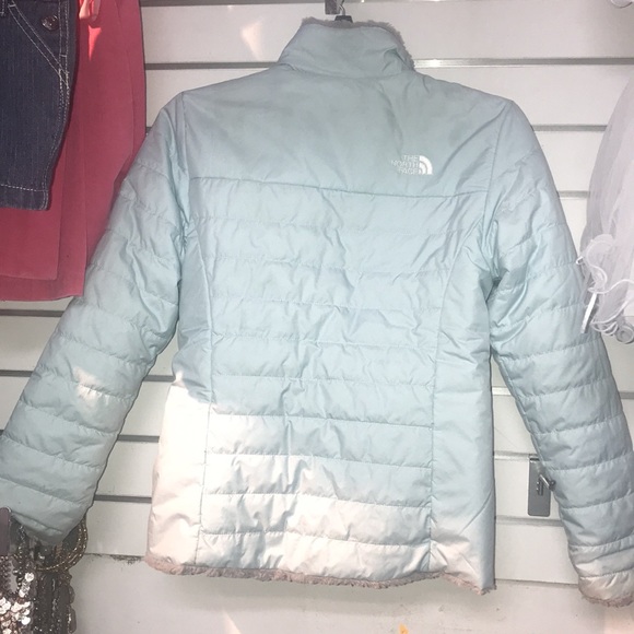 The North Face children two sided gorgeous like new bubble and fleece materials - Picture 3 of 13